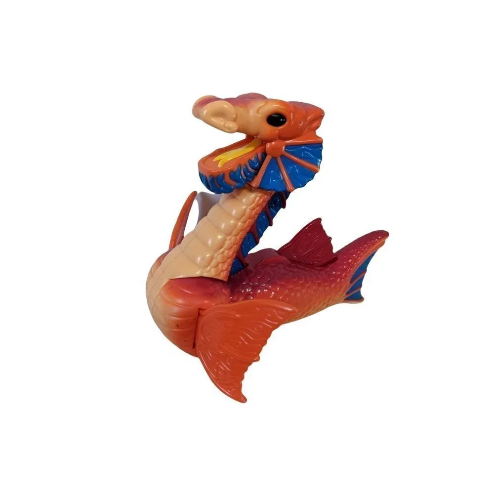 IMAGINEXT SEA SERPENT BEAST FISHER‎ PRICE WATER DRAGON ORANGE 7